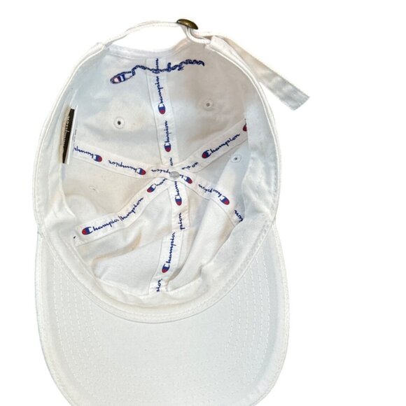 (6 for $25)Champion Adjustable White Logo Cap - Picture 6 of 7